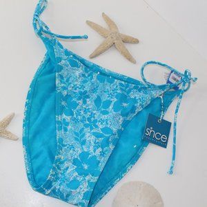 SNCE Bikini Bottoms with Floral Design